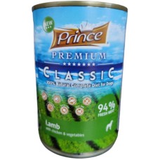 Prince Premium κονσέρβα με αρνί κοτόπουλο και λαχανικά χωρίς δημητριακά