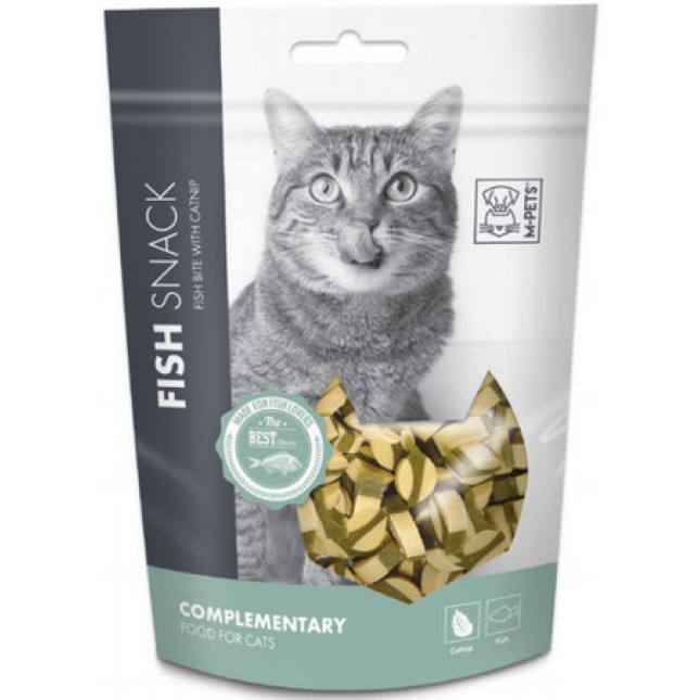 M-pets Νόστιμες μπουκίτσες ψαριού με catnip υψηλής περιεκτικότητας πρωτεϊνών