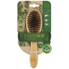 M-pets Bamboo βούρτσα με μαλακές τρίχες 6 x 22 cm M-pets Bamboo βούρτσα με μαλακές τρίχες 6 x 22 cm