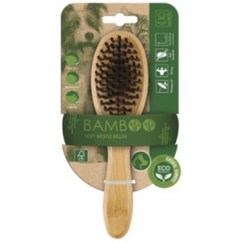 M-pets Bamboo βούρτσα με μαλακές τρίχες 6 x 22 cm M-pets Bamboo βούρτσα με μαλακές τρίχες 6 x 22 cm