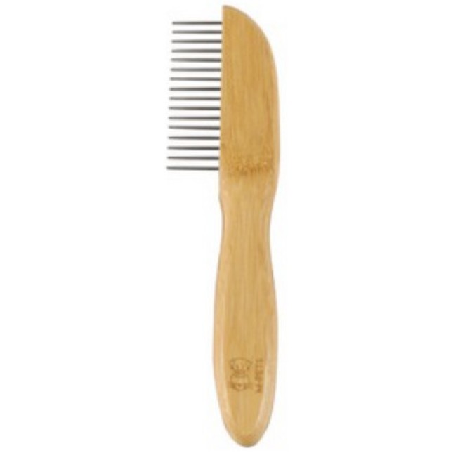 M-pets Bamboo χτένα με 16 περιστρεφόμενα δόντια 6,5x21,5cm M-pets Bamboo χτένα με 16 περιστρεφόμενα δόντια 6,5x21,5cm