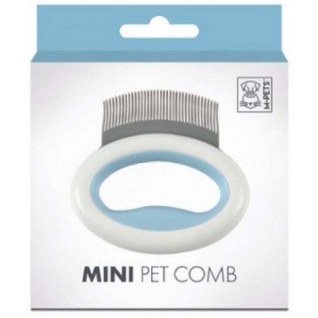 M-pets Mini χτένα μπλε κατάλληλη για γάτα και σκύλο
