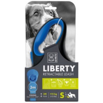 M-pets αυτόματος οδηγός Liberty μπλε S 9,2x3,9x16,3cm μήκους 3 μέτρων M-pets αυτόματος οδηγός Liberty μπλε S 9,2x3,9x16,3cm μήκους 3 μέτρων