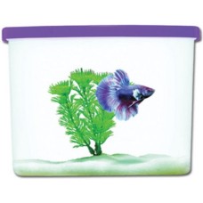 Resun Πλαστικό ενυδρείο Betta Home 2 φυτά 22x13x16cm - 3 Lt