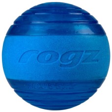 Rogz dogz παιχνίδι σκύλου Fetch Squeekz Ball μπάλα με ήχο μπλε κρατά τον σκύλο σας απασχολη΅ένο