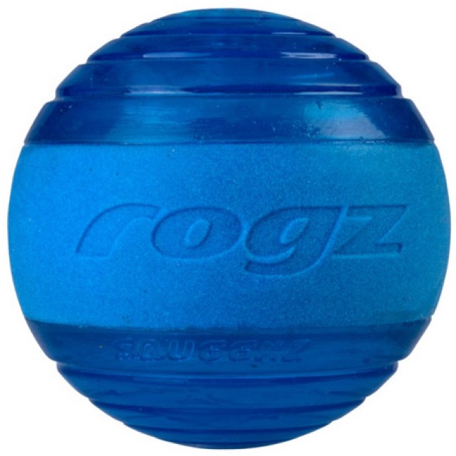 Rogz dogz παιχνίδι σκύλου Fetch Squeekz Ball μπάλα με ήχο μπλε κρατά τον σκύλο σας απασχολη΅ένο Rogz dogz παιχνίδι σκύλου Fetch Squeekz Ball μπάλα με ήχο μπλε κρατά τον σκύλο σας απασχολη΅ένο