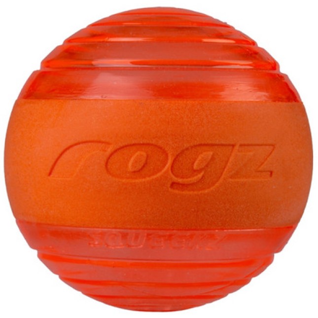 Rogz dogz παιχνίδι σκύλου Fetch Squeekz μπάλα με ήχο πορτοκαλί κρατά τον σκύλο σας απασχολη΅ένο Rogz dogz παιχνίδι σκύλου Fetch Squeekz μπάλα με ήχο πορτοκαλί κρατά τον σκύλο σας απασχολη΅ένο