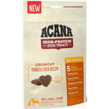 Champion petfoods Acana μπισκότα με υψηλή περιεκτικότητα σε πρωτεΐνες, τραγανό συκώτι γαλοπούλας Champion petfoods Acana μπισκότα με υψηλή περιεκτικότητα σε πρωτεΐνες, τραγανό συκώτι γαλοπούλας