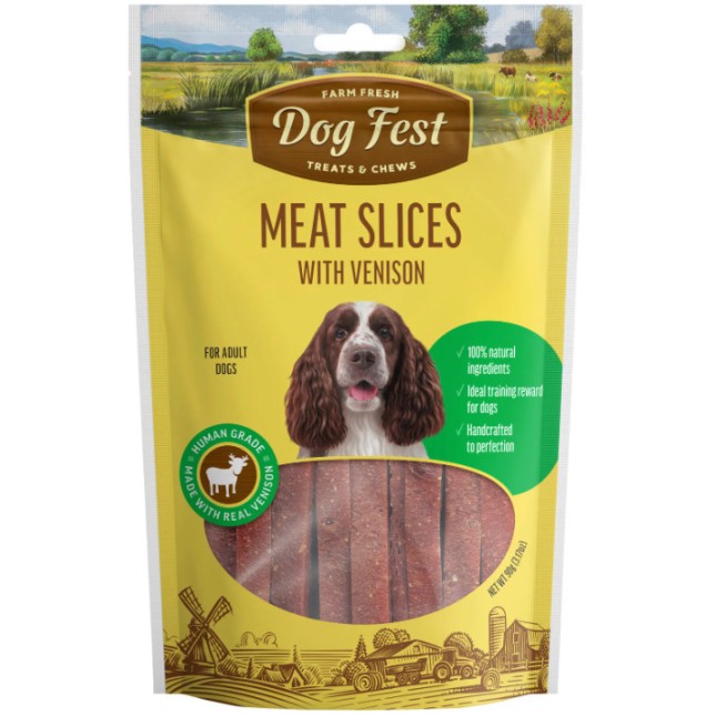 PetFest Dog λιχουδιά για ενήλικους σκύλους με ελάφι 90g PetFest Dog λιχουδιά για ενήλικους σκύλους με ελάφι 90g