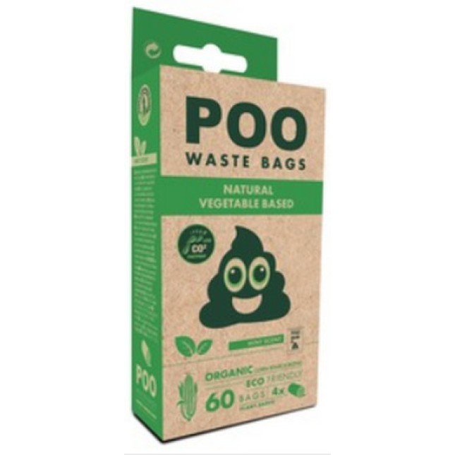 M-pets σακούλες υγιεινής Poo Mint Scented (60 Bags) M-pets σακούλες υγιεινής Poo Mint Scented (60 Bags)