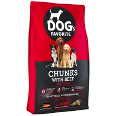 Happy Dog Dogs Favorite Πλήρης τροφή για ενήλικα σκυλιά με βοδινό 15kg