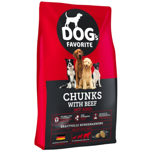 Happy Dog Dogs Favorite Πλήρης τροφή για ενήλικα σκυλιά με βοδινό 15kg Happy Dog Dogs Favorite Πλήρης τροφή για ενήλικα σκυλιά με βοδινό 15kg