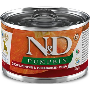 Farmina N&D pumpkin τροφή για κουτάβια με κοτόπουλο & κολοκύθα 140gr Farmina N&D pumpkin τροφή για κουτάβια με κοτόπουλο & κολοκύθα 140gr