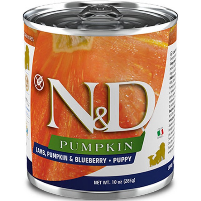 Farmina N&D pumpkin τροφή για κουτάβια με αρνί & κολοκύθα 285gr Farmina N&D pumpkin τροφή για κουτάβια με αρνί & κολοκύθα 285gr