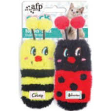 AFP παιχνίδι γάτας κάλτσες, που λειτουργεί σαν τούνελ, σε σχέδιο μέλισσα και πασχαλίτσα 2 τμχ