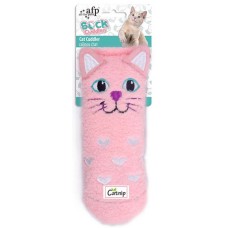 AFP παιχνίδι γάτας μαλακή ροζ γατούλα εμποτισμένη με ελκυστικό άρωμα catnip