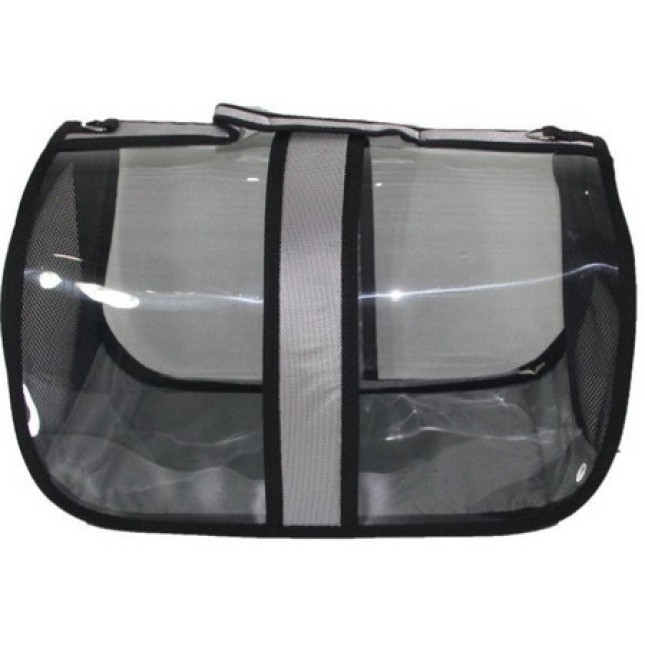 PetQuatro Τσάντα μεταφοράς μαύρη 43x28x28cm PetQuatro Τσάντα μεταφοράς μαύρη 43x28x28cm