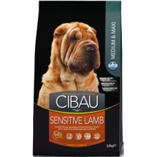 Farmina Cibau πλήρης, ισορροπημένη τροφή για ενήλικους σκύλους με προβλήματα πέψης με αρνί & ρύζι