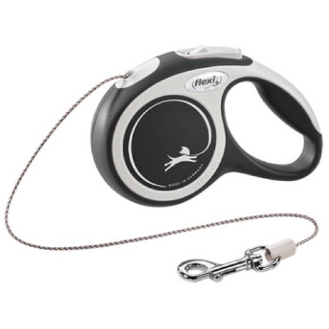 Flexi αυτόματος οδηγός New Comfort Cord XS με κορδόνι για σκυλιά ως 8 κιλά και μήκους 3 μέτρα Flexi αυτόματος οδηγός New Comfort Cord XS με κορδόνι για σκυλιά ως 8 κιλά και μήκους 3 μέτρα
