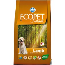 Farmina Ecopet natural ισορροπημένη τροφή για ενήλικους σκύλους με προβλήματα πέψης mini αρνί 12kg