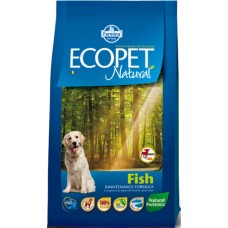 Farmina Ecopet natural πλήρης και ισορροπημένη τροφή για ενήλικους σκύλους mini με ψάρι 12kg