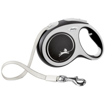 Flexi αυτόματος οδηγός New Comfort Tape με ιμάντα για σκυλιά μήκους 5 μέτρων Flexi αυτόματος οδηγός New Comfort Tape με ιμάντα για σκυλιά μήκους 5 μέτρων