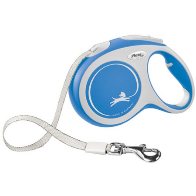 Flexi αυτόματος οδηγός New Comfort Tape με ιμάντα για σκυλιά μήκους 5 μέτρων Flexi αυτόματος οδηγός New Comfort Tape με ιμάντα για σκυλιά μήκους 5 μέτρων