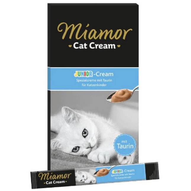 Finnern Miamor Νόστιμη ειδική κρέμα για γατάκια με πουλερικά και ταυρίνη 6x15gr