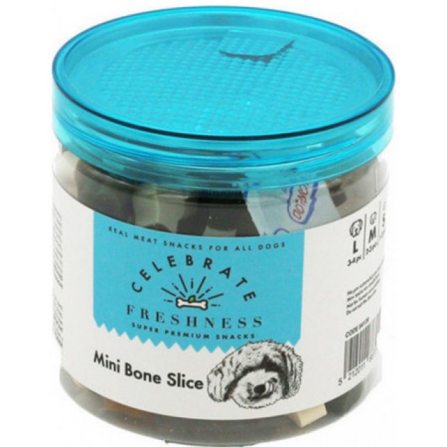 Celebrate Freshness mini bone slice L 160gr Celebrate Freshness mini bone slice L 160gr