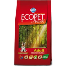 Farmina Ecopet πλήρης και ισορροπημένη τροφή για ενήλικους σκύλους mini με κοτόπουλου & καλαμπόκι