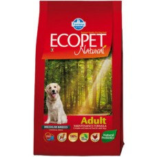 Farmina Ecopet πλήρης και ισορροπημένη τροφή για ενήλικους σκύλους medium με κοτόπουλου & καλαμπόκι
