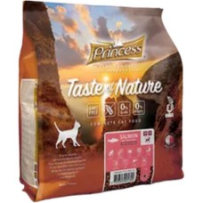 Princess Taste of Nature ξηρά τροφή κατάλληλη για ενήλικες γάτες με σολομό χωρίς σιτηρά