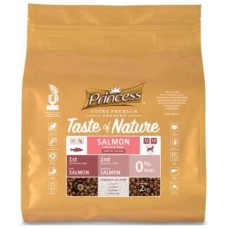 Princess Taste of Nature ξηρά τροφή κατάλληλη για ενήλικες γάτες με σολομό χωρίς σιτηρά