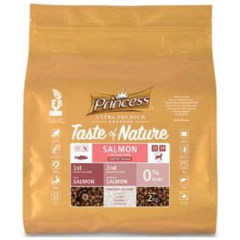 Princess Taste of Nature ξηρά τροφή κατάλληλη για ενήλικες γάτες με σολομό χωρίς σιτηρά Princess Taste of Nature ξηρά τροφή κατάλληλη για ενήλικες γάτες με σολομό χωρίς σιτηρά