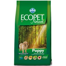 Farmina Ecopet πλήρης τροφή για κουτάβια και θηλυκούς σκύλους μεσαίων φυλών με κοτόπουλου