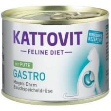 Finnern Kattovit Gastro για παγκρεατική ανεπάρκεια με γαλοπούλα 185gr Finnern Kattovit Gastro για παγκρεατική ανεπάρκεια με γαλοπούλα 185gr