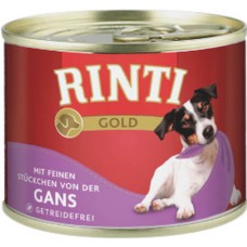 Finnern Rinti Gold πλήρης τροφή gourmet για επιλεκτικούς ή μικρόσωμους σκύλους με χήνα Finnern Rinti Gold πλήρης τροφή gourmet για επιλεκτικούς ή μικρόσωμους σκύλους με χήνα