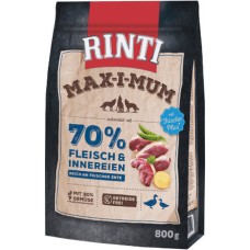 Finnern Rinti Max-i-mum τροφή σκύλου χωρίς σιτηρά πάπια 800gr Finnern Rinti Max-i-mum τροφή σκύλου χωρίς σιτηρά πάπια 800gr