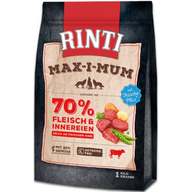Finnern Rinti  Max-i-mum τροφή σκύλου χωρίς σιτηρά βοδινό 1kg