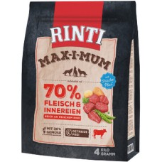 Finnern Rinti Max-i-mum τροφή σκύλου χωρίς σιτηρά βοδινό 4kg Finnern Rinti Max-i-mum τροφή σκύλου χωρίς σιτηρά βοδινό 4kg