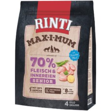 Finnern Rinti Max-i-mum τροφή σκύλου Senior χωρίς σιτηρά κοτόπουλο 4kg Finnern Rinti Max-i-mum τροφή σκύλου Senior χωρίς σιτηρά κοτόπουλο 4kg