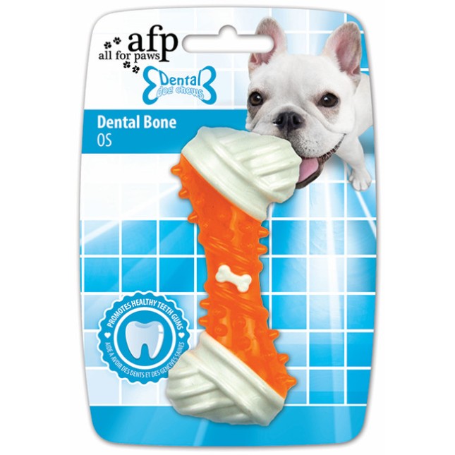 AFP παιχνίδι σκύλου οδοντικής φροντίδας σε σχήμα κόκαλου, με υπέροχη γεύση κοτόπουλου 1τμχ