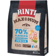 Finnern Rinti Max-i-mum τροφή σκύλου Junior χωρίς σιτηρά κοτόπουλο 4kg Finnern Rinti Max-i-mum τροφή σκύλου Junior χωρίς σιτηρά κοτόπουλο 4kg