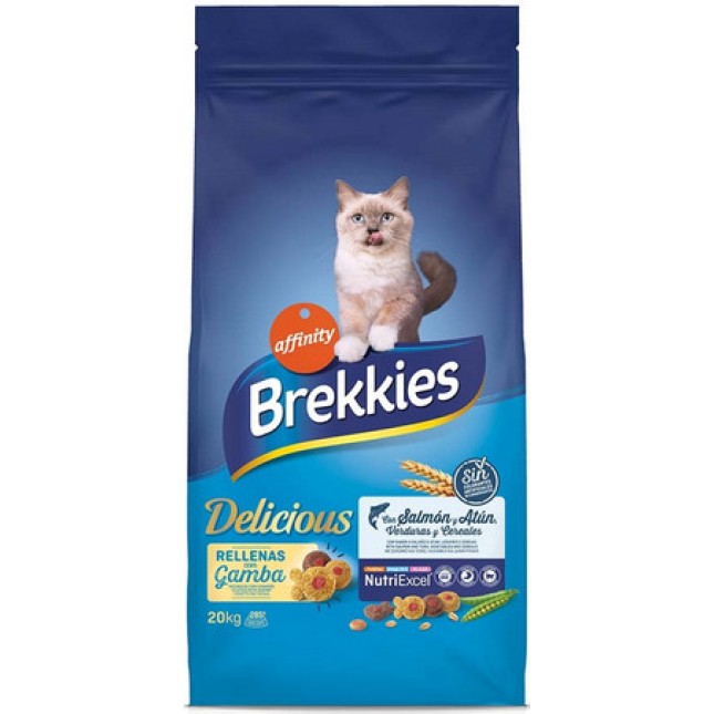 Affinity Brekkies cat Delicious πλήρης ξηρά τροφή με σολομό & τόνο Affinity Brekkies cat Delicious πλήρης ξηρά τροφή με σολομό & τόνο