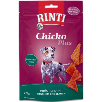 Finnern Rinti extra chicko plus snack τρίγωνα κοτόπουλου & σκόρδο 225gr