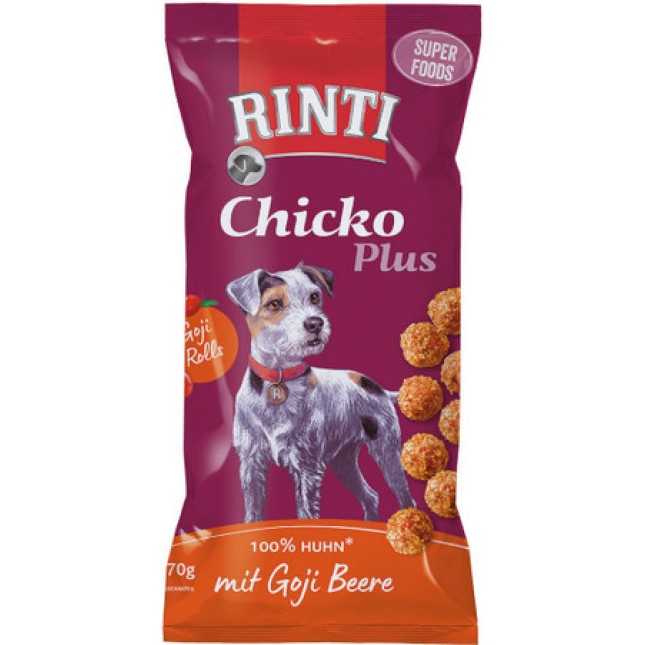 Finnern Rinti λιχουδιά για ενήλικους σκύλους superfoods με φιλέτο στήθους κοτόπουλου & goji berries Finnern Rinti λιχουδιά για ενήλικους σκύλους superfoods με φιλέτο στήθους κοτόπουλου & goji berries