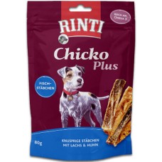 Finnern Rinti Νόστιμα σνακ με τραγανή απόλαυση sticks με σολομός, και κοτόπουλο για ενήλικες σκύλους
