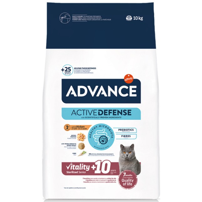 Affinity Advance για ηλικιωμένες στειρωμένες γάτες, ηλικίας άνω των 10 ετών 10kg Affinity Advance για ηλικιωμένες στειρωμένες γάτες, ηλικίας άνω των 10 ετών 10kg