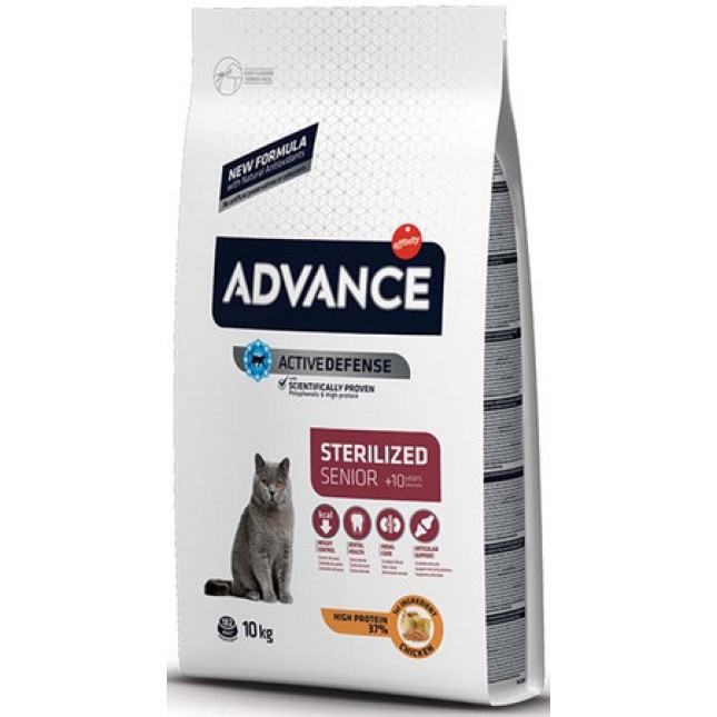 Affinity Advance cat πλήρης τροφή κατάλληλη για στειρωμένες γατούλες άνω των 10 ετών