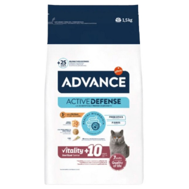 Affinity Advance Πλήρης διατροφή για ηλικιωμένες στειρωμένες γάτες, ηλικίας άνω των 10 ετών Affinity Advance Πλήρης διατροφή για ηλικιωμένες στειρωμένες γάτες, ηλικίας άνω των 10 ετών